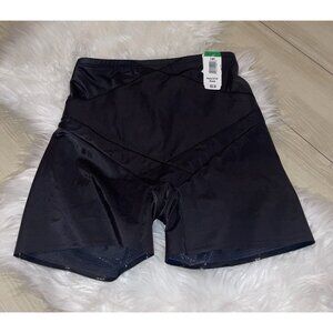 Miraclesuit 2414 Womens Instant Tummy Tuck Extra Firm Bike Short Shapewear L New